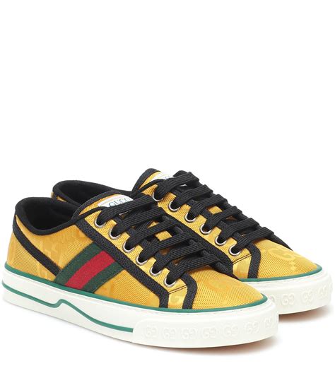 yellow gucci sneakers|yellow gucci belts.